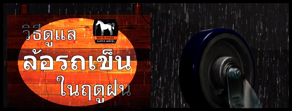 ล้อรถเข็น และ วิธีดูแลรักษา