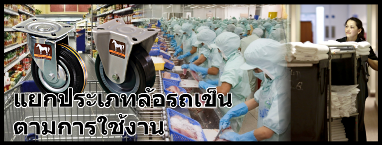 แยกประเภทล้อรถเข็นตามการใช้งาน